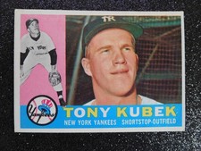 TONY KUBEK NEW YORK YANKEES  1960 TOPPS CARD#83