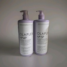 Olaplex Blonde Enhancer Toning No. 4P Shampoo And No 5P Conditioner Set 33.8 Oz