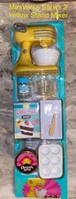 New DISPLAY MiniVerse Make It Mini APPLIANCE Series 2 Yellow Stand Mixer Cake