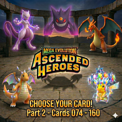 Ascended Heroes Pokemon Cards Reverse Holo Rare EX Master Set Singles Part 2!