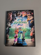 BRAND NEW  SEALED   ZOOTOPIA 2  DISNEY BLU-RAY/DVD  DIGITAL W/SLIPCOVER