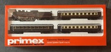 M&auml;rklin Primex H0 2701 "Orient-Express" Dampflok BN 230 F 270 + 3 Wagen,neu, OVP