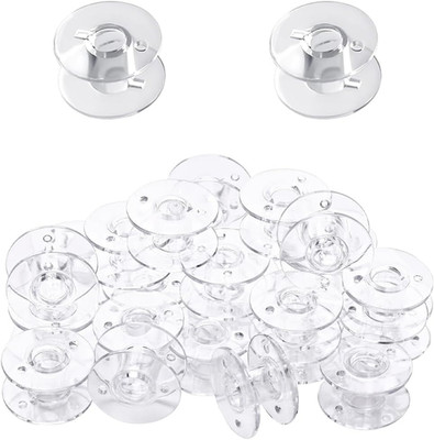 100 Stück Nähmaschinen Spulen Universal Spulen Spulen aus Kunststoff Transparent