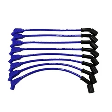 Taylor Spark Plug Wire Set 76646; Spiro Pro 8mm Blue 45 deg, 11.75 in. for GM LS