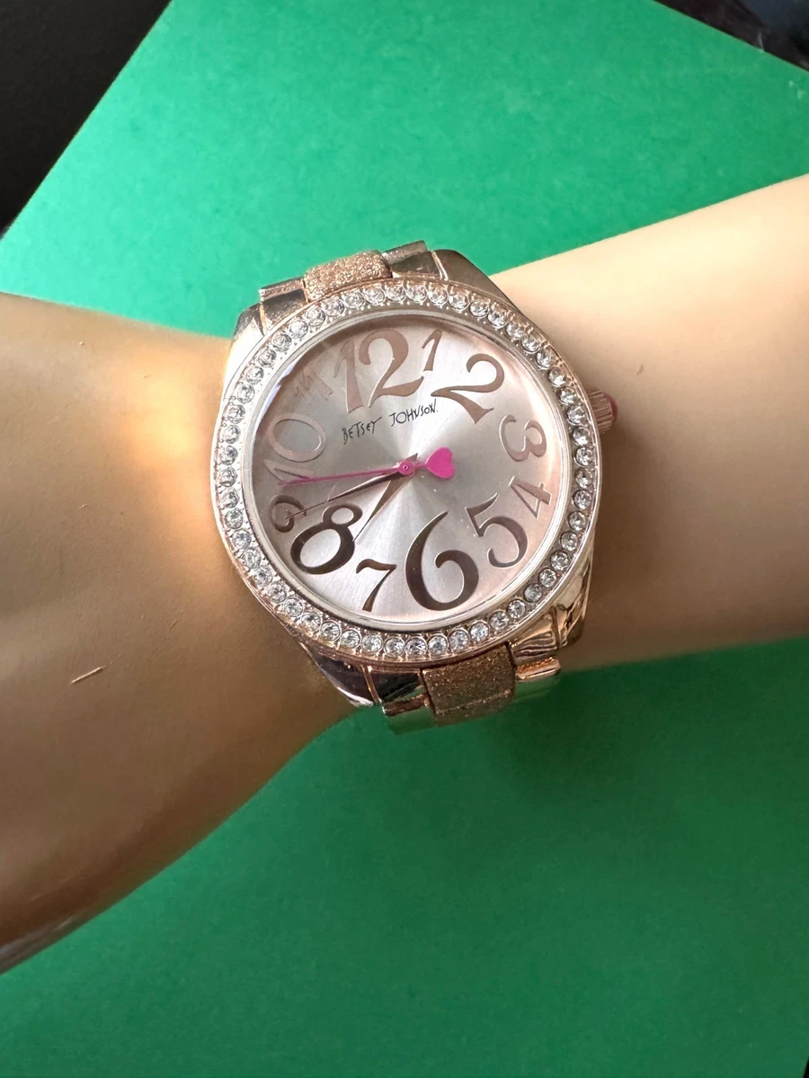 Betsey Johnson Pink Wristwatches for sale | eBay