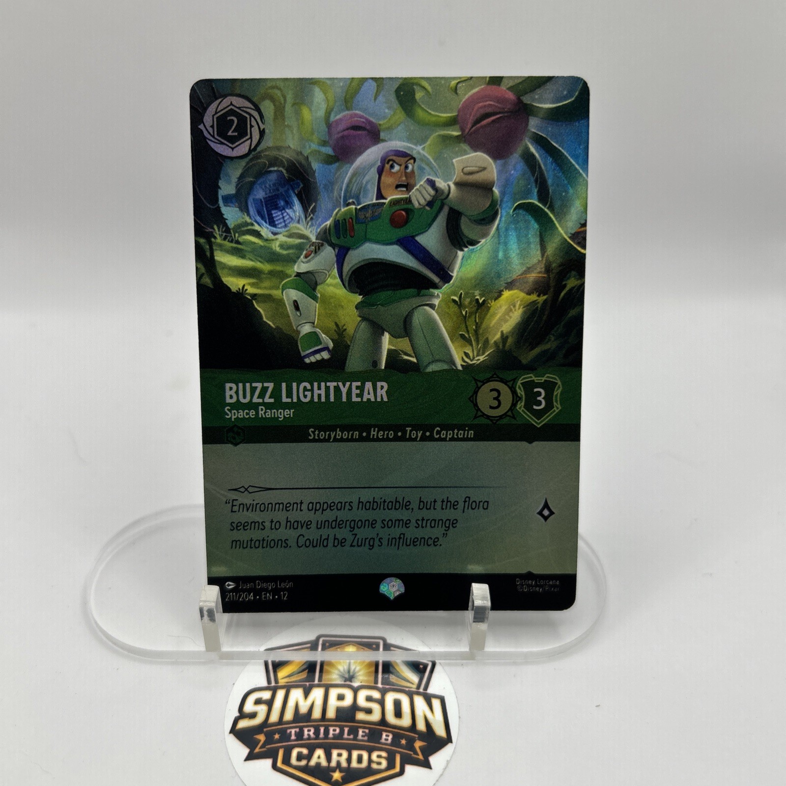 Buzz Lightyear Space Ranger - Epic - Lorcana Wilds Unknown - 211/204