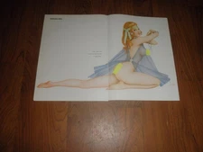 VARGAS GIRL  PIN-UP -"GROUP THERAPY " -Original Magazine Print+Cards