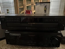 VTG Sony CDP-CE215 CD Player Changer 5 Disc /ex-change system Carousel no remote