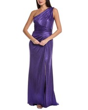 Tadashi Shoji One-Shoulder Maxi Dress Women's Purple Xs