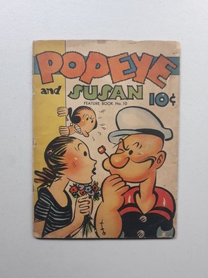 Feature Books 10 Popeye And Susan David McKay 1938 Scarce