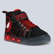 Toddler Marvel Spider-Man Lighted Hi Top Sneakers - 9T / 87s