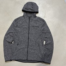 Lululemon Surge Warm Hoodie Gray Full Zip Peloton Performance Mens Medium