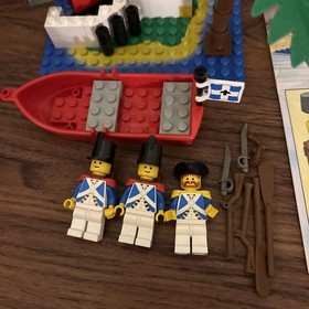 LEGO Pirates SABRE ISLAND 6265 VINTAGE 1989  100% COMPLETE Instructions BOX