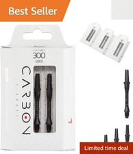 Ultra-Lightweight Carbon Dart Shafts with Silent Spinning  Built-In Protectors