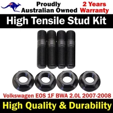 High Tensile Turbo to Dump Pipe Stud Kit For Volkswagen EOS 1F BWA 2.0L 2007-08