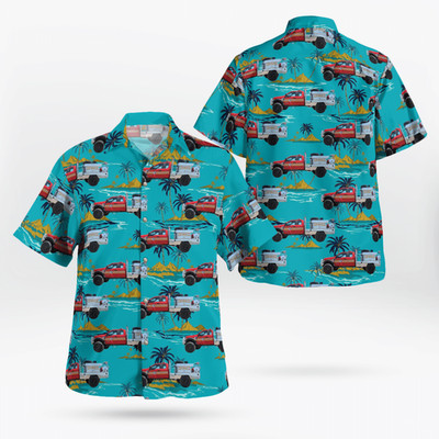 Indian River County Fire Rescue, Vero Beach, Florida Hawaiian Shirt KTQD0508BG05