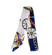 Skinny Purse Scarf Handbag Handle Hair Scarf Headband Women NWT