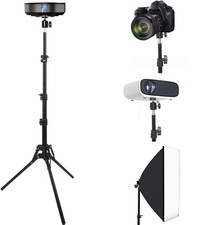Mini Projector Stand, Portable Camera Holder with 360 Rotatable Head, Adjusta...