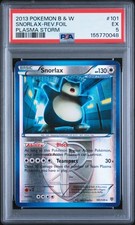 2013 POKEMON BLACK & WHITE PLASMA STORM #101 SNORLAX-REVERSE FOIL PSA 5 on eBay