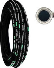 (3/4 in x 50 ft) Smooth Hydraulic Hose Coiled 3118 PSI Rubber Oil Flexible Hose
