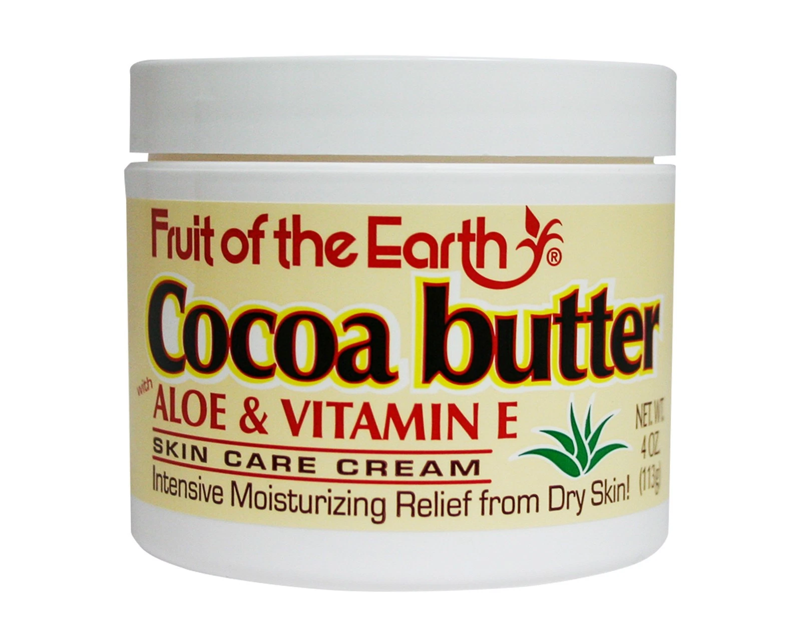 Fruit of the Earth Cocoa Butter Cream 4 oz jar