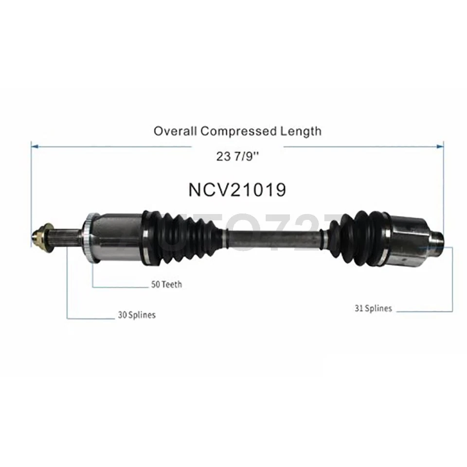 Rear Right CV Axle Shaft Joint For Acura NSX 1991 1992 1993 1994 1995 1996 1997 - Image 3 of 3