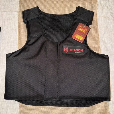 Bull Riding Vest Hilason Kids Junior Youth Black Pro Rodeo Cordura