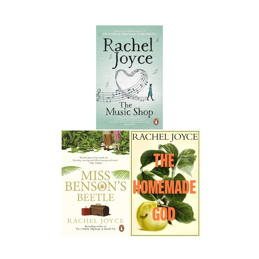 Rachel Joyce Collection 3 Books Set Homemade God (HB), Music Shop,Miss Benson's