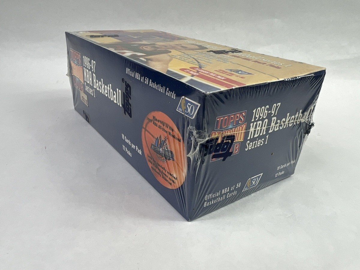 1996-97 Topps Stadium Club Series 1 Basketball NBA Sealed Jumbo