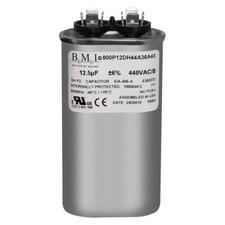 USA 12.5 uf/MFD 370-440 VAC volts Oval Run Capacitor 50/60 Hz - Lot-1
