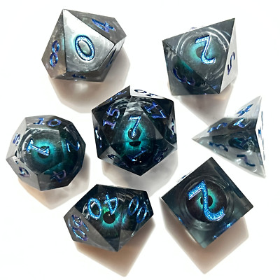 Warlock Eyeball Dice Set for D&D Pathfinder