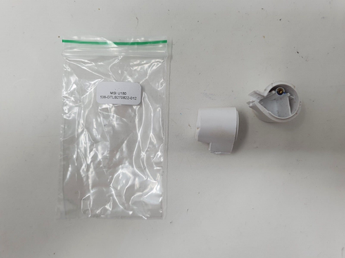MSI U180 Hinge Covers Set Left Right Pair White Genuine Item Quick Dispatch - Picture 9 of 9