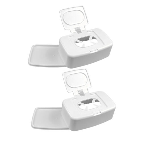 2 Pcs Storage Box Home Case Household Tissue Baby Travel