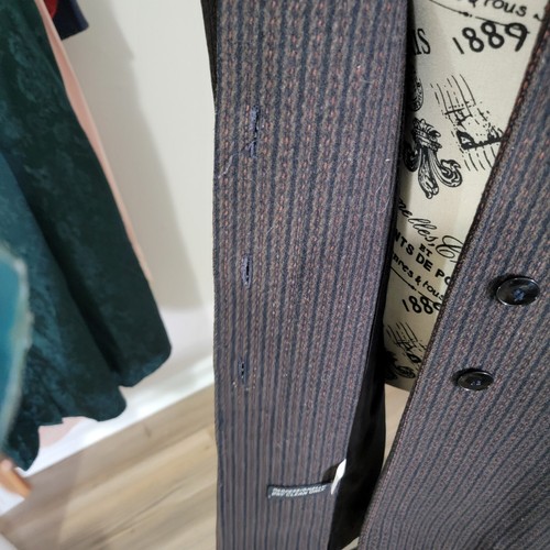 Vintage USA Union Made Women’s Size Wool Cashmere Blend Maxi Coat Pockets - Picture 14 of 18