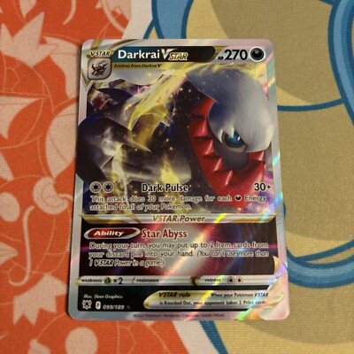 Darkrai VSTAR (099/189) Ultra Rare | Pokemon TCG SWSH Astral