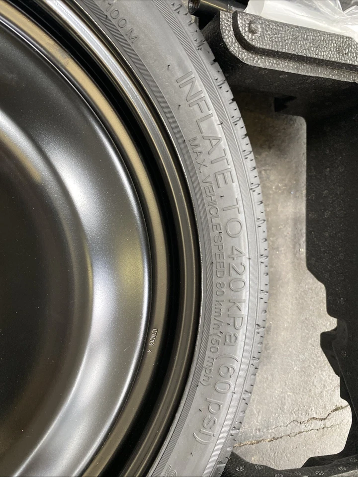 Notrad Volvo XC 60 125 80 R18 100M Inkl. Bordwerkzeug. Neu - Bild 3 von 4