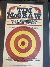 Tim McGraw Shotgun Rider Tour Hatch Show Print  2015