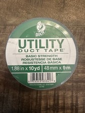 Duck Tape Brand Silver Utility Duct Tape, 1.88 in. x 10 yd. Basic Strength NEW