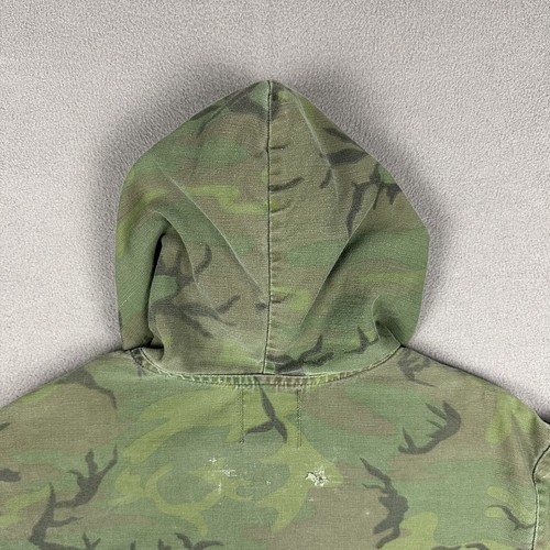 Vintage Hudson Bay Herters Field Jacket Mens L Green Camouflage Scovill 50s 60s - Picture 18 of 18