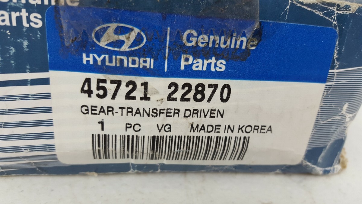 NEW Hyundai Transmission Gear Transfer Driven 45721 22870 OEM | eBay