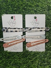 2 Hive and Co. Hair Accessories Barrettes 3 pieces Assorted Colors
