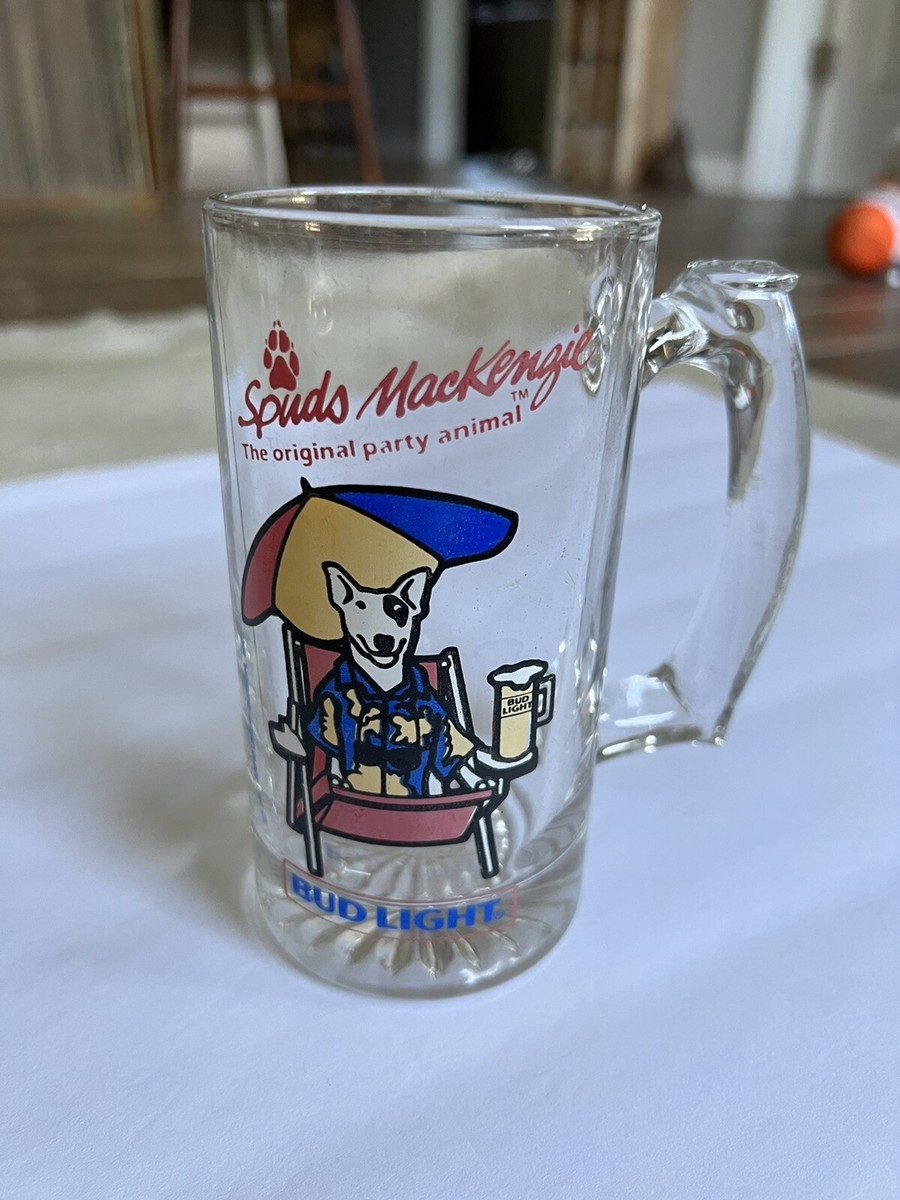 Vintage Rare 1987 5.5” Bud Light 'Spuds Mackenzie' Beach Scene