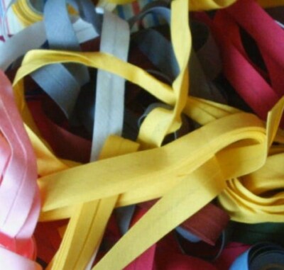 Baumwoll-Schrägband gefalzt 40/20mm viele Farben 10m  -,42/m oder 100m  -,23/m