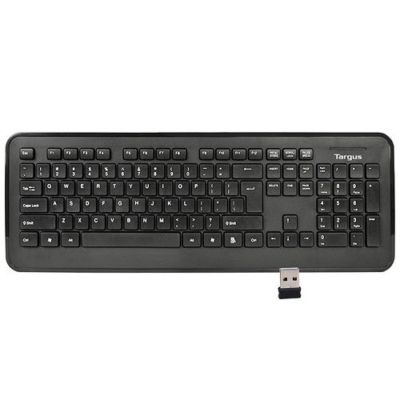 NEW Targus 2.4GHz Wireless Slim Keyboard w/ USB Receiver Windows 7/8/10 Mac