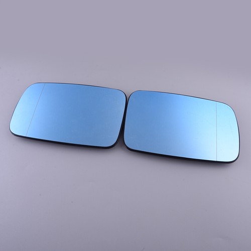 Driver Side Left Flat Mirror Glass Replacement For 1997-2004 Chevrolet Corvette (Power, Self-Adhesive)
