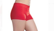 NEW WOMEN'S / ADULT Red COSTUME SHORTS Halloween Costume ONE SIZE