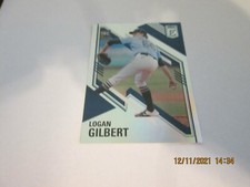 LOGAN GILBERT  2021 PANINI CHRONICLES ELITE ROOKIE BASEBALL CARD #34 FREE SHIP