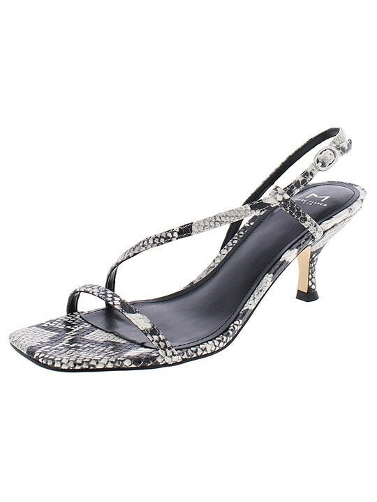 Marc Fisher LTD Womens Gove 2 Leather Snake Print Dress Sandals Size 6.5 M