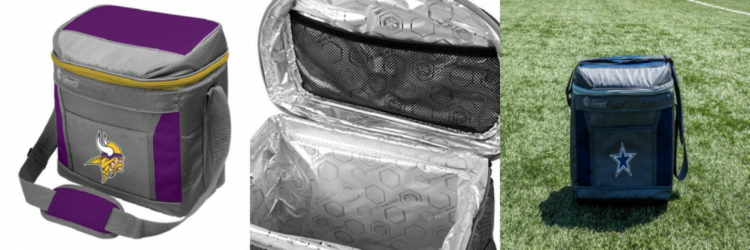 NFL SoftSided Insulated Cooler Bag, 16Can Capacity (ALL TEAM OPTIONS