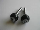 BLACK 8 BALL DOOR LOCK KNOBS HOLDEN FORD CHEV HOTROD CUSTOM